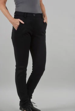 Store Evie Lou Stretch Ponte Slim Trouser, Black