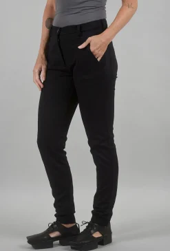 Store Evie Lou Stretch Ponte Slim Trouser, Black