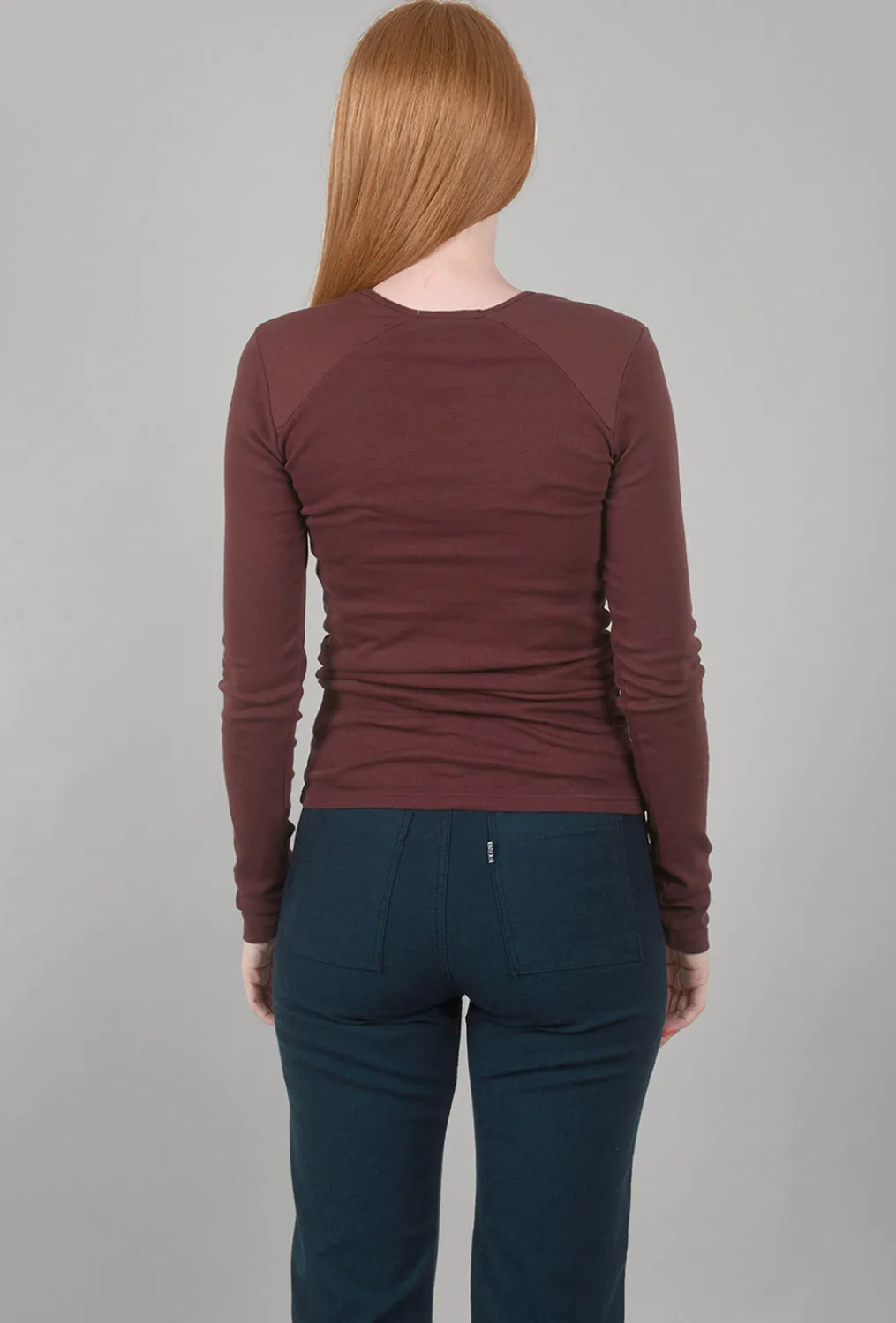 Online Evie Lou Strong Shoulder Top, Dahlia