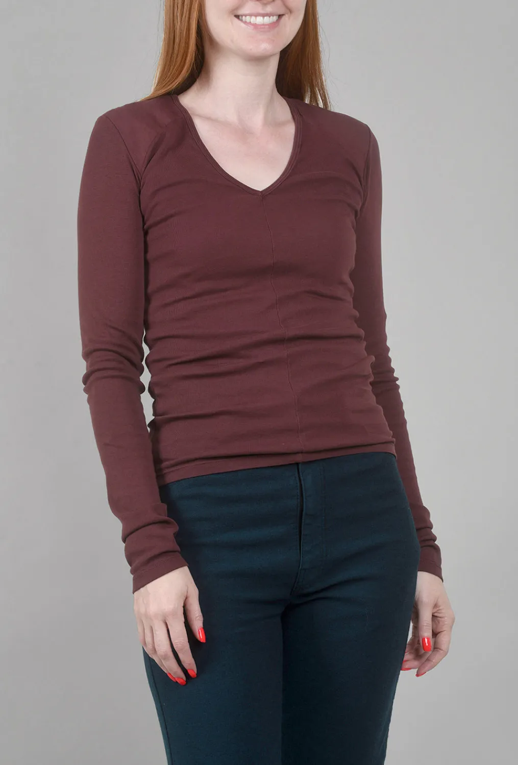 Online Evie Lou Strong Shoulder Top, Dahlia