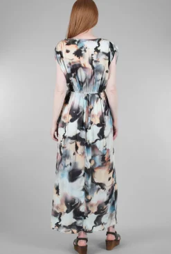 Best Evie Lou Swirl Beach Dress, Peach Multi