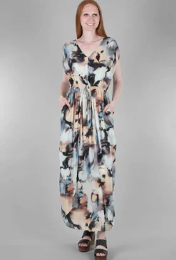 Best Evie Lou Swirl Beach Dress, Peach Multi