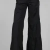 Clearance Evie Lou Terraced Wide Pant, Black