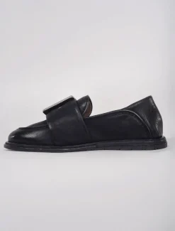 Store Evie Lou Thaine Buckle Slide, Nero Black