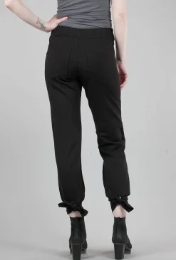 New Evie Lou Tied Up Pants, Black