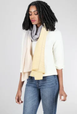 Hot Evie Lou Toasty Fun Ombre Scarf, Sand/Cream