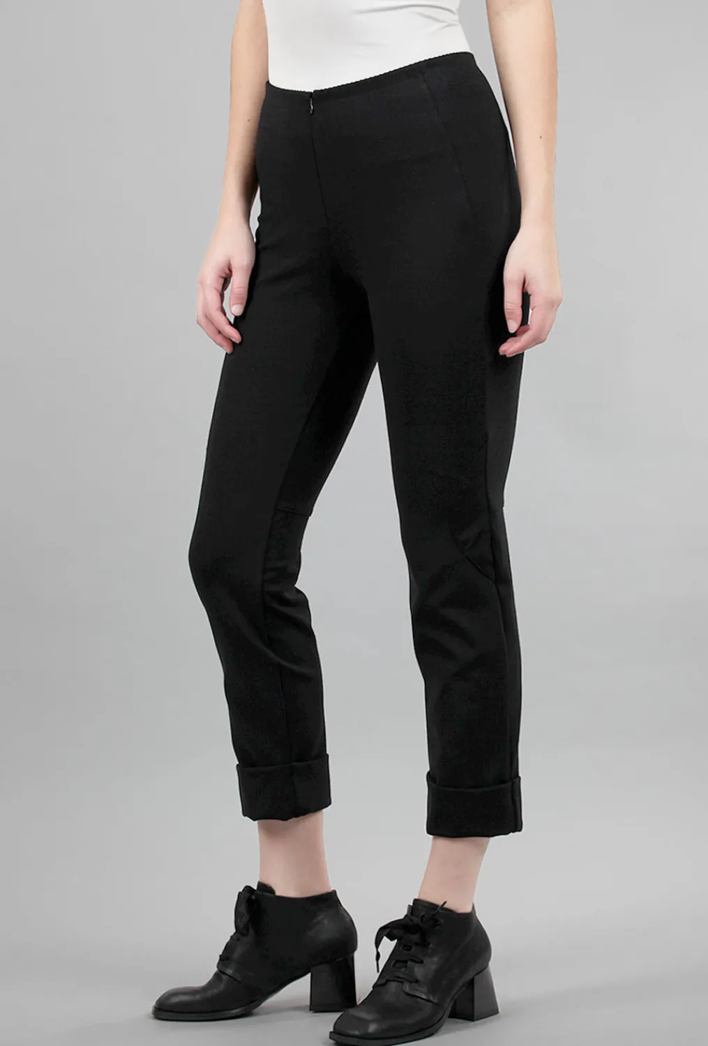 Best Sale Evie Lou Tomba Ponte Pant, Black
