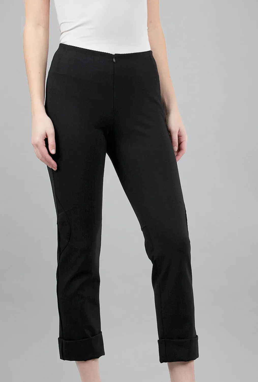 Best Sale Evie Lou Tomba Ponte Pant, Black