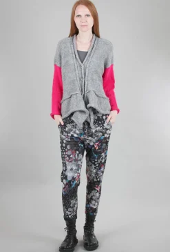 Sale Evie Lou Tulum Floral/Dot Pant, Black