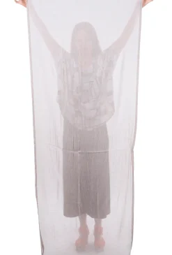 Hot Evie Lou Turkish Cotton Scarf, Taupe