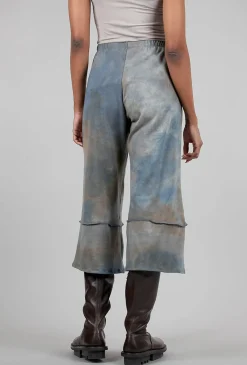Sale Evie Lou Twist Dye Crop Pant, Blue