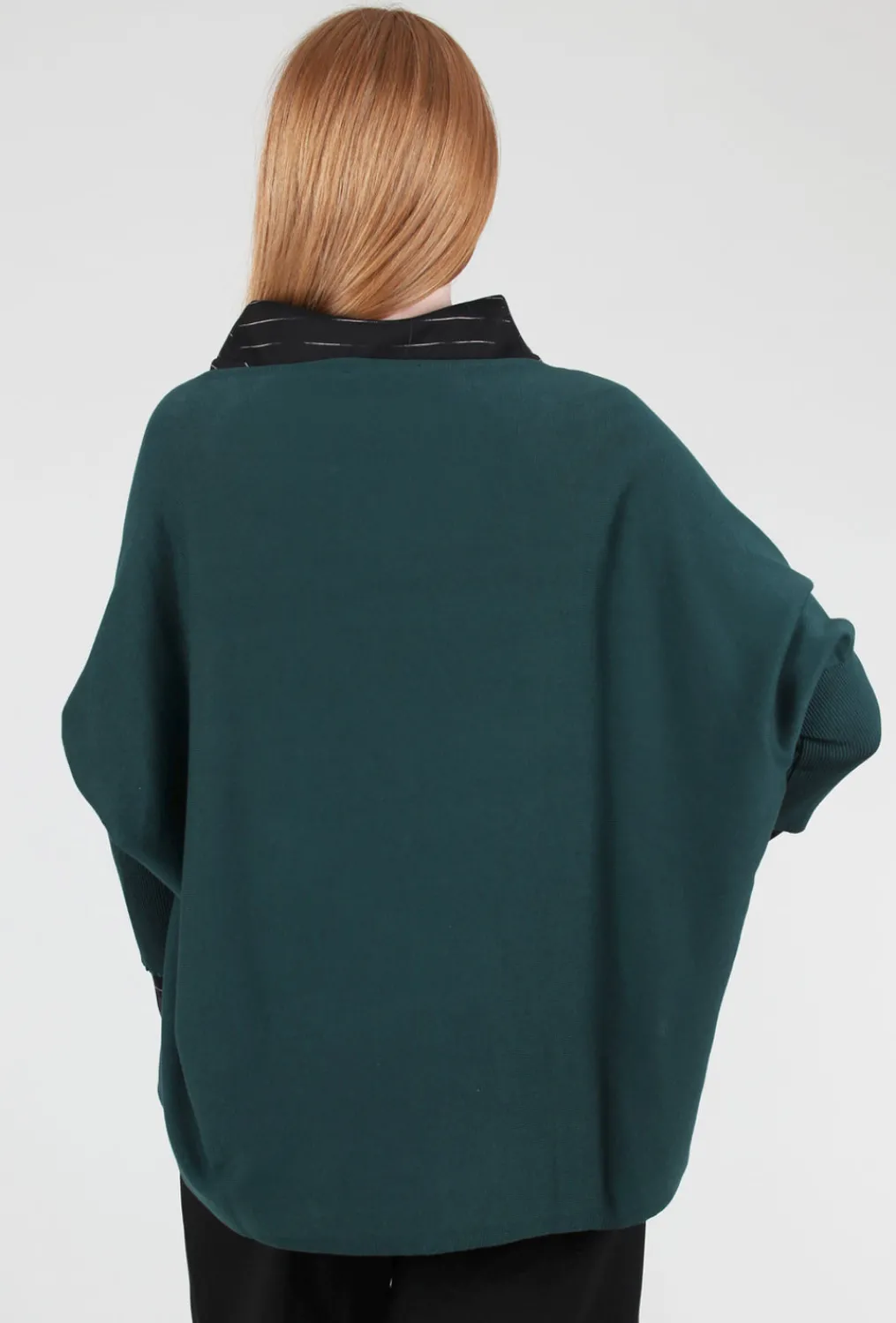 Store Evie Lou Two-Way Sweater, Teal