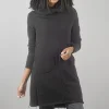 Online Evie Lou Velvet Fleece Ricky Tunic, Black