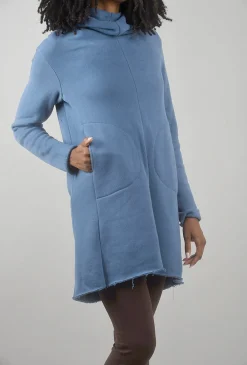 Cheap Evie Lou Velvet Fleece Ricky Tunic, Blue