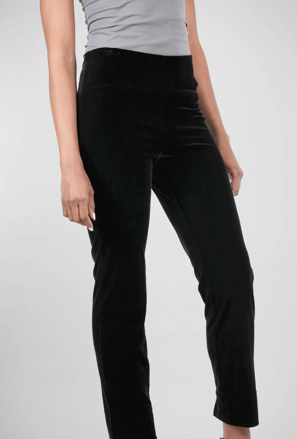 Outlet Evie Lou Velvet Milo Pant, Black
