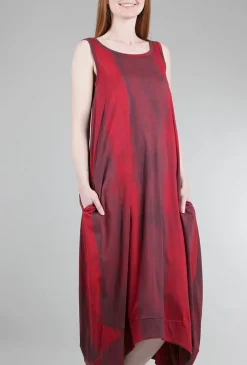 Flash Sale Evie Lou Veranda Dress, Red Stripe