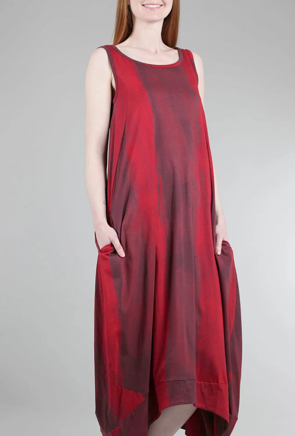 Flash Sale Evie Lou Veranda Dress, Red Stripe
