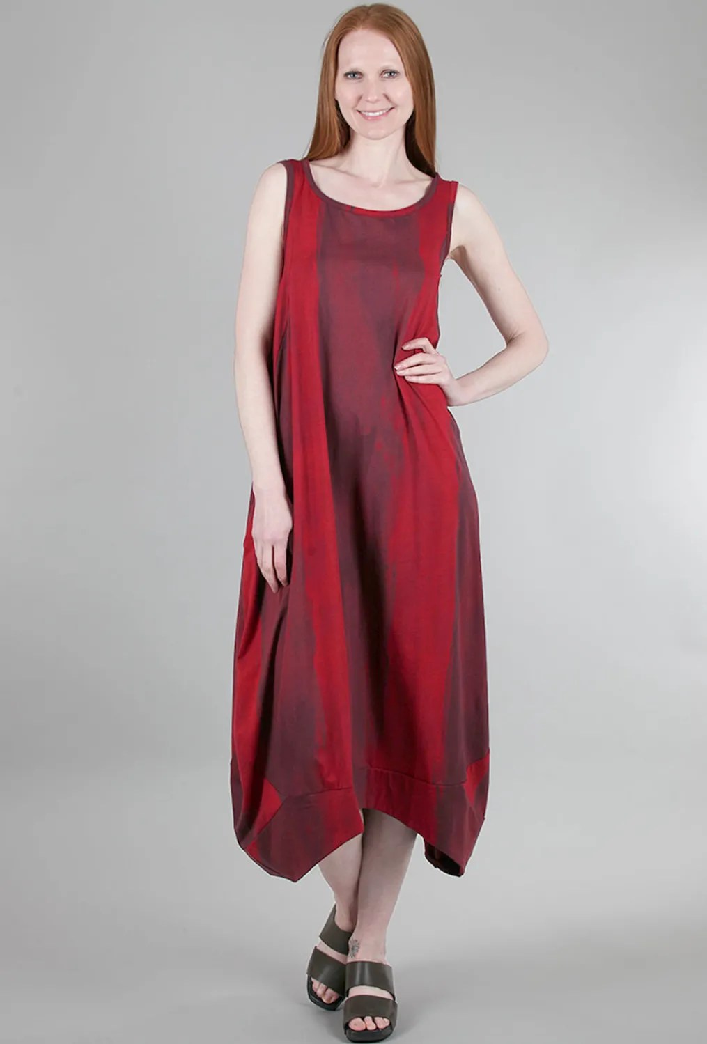 Flash Sale Evie Lou Veranda Dress, Red Stripe