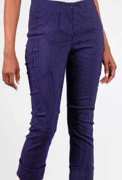 Flash Sale Evie Lou Verona Crop Pant, Marine Stripe