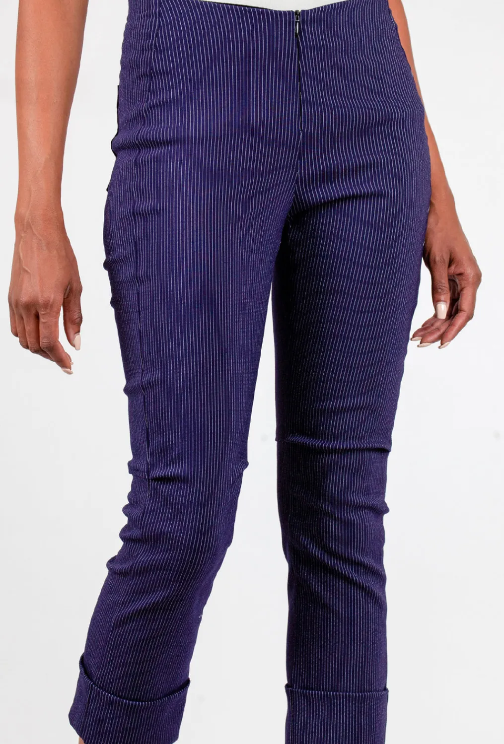 Flash Sale Evie Lou Verona Crop Pant, Marine Stripe