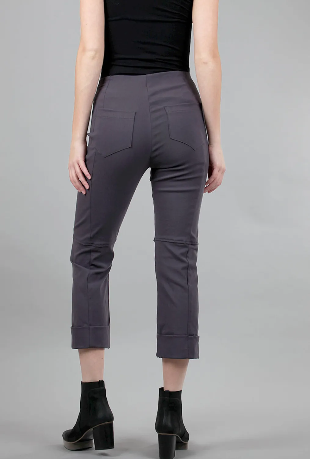 Hot Evie Lou Verona Crop Pant, Onyx