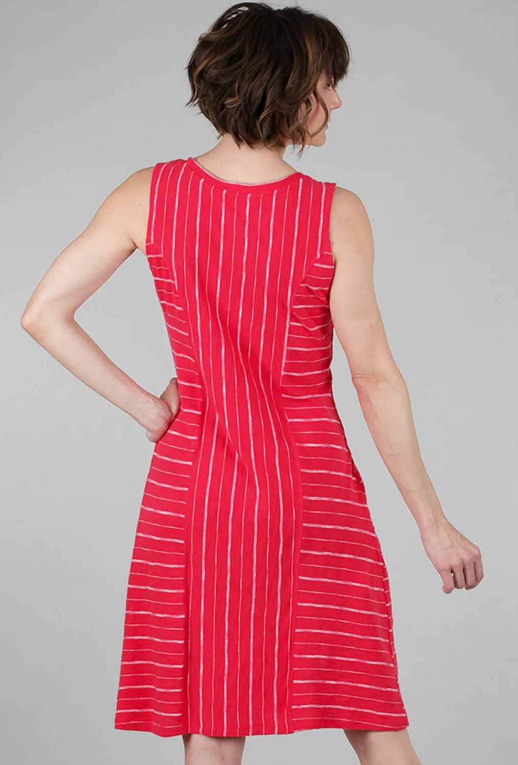 Clearance Evie Lou Vineyard Tank Dress, Tomato