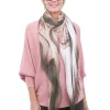 Flash Sale Evie Lou Vintage Coliseum Scarf, Ivory