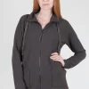 Store Evie Lou Waffle Zip Cardie, Earth