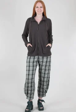 Store Evie Lou Waffle Zip Cardie, Earth