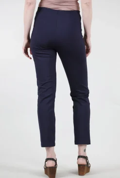Fashion Evie Lou Zani Ponte Tech Pant, Navy