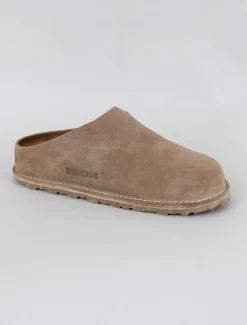 Outlet Evie Lou Zermatt Clog, Gray Taupe Suede