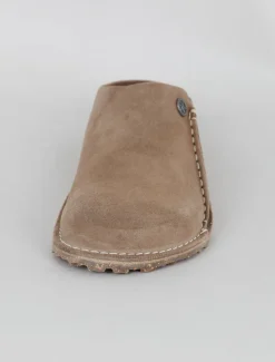 Outlet Evie Lou Zermatt Clog, Gray Taupe Suede