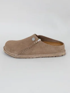 Outlet Evie Lou Zermatt Clog, Gray Taupe Suede